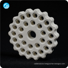 round insulating mullite ceramic disc heat resistance